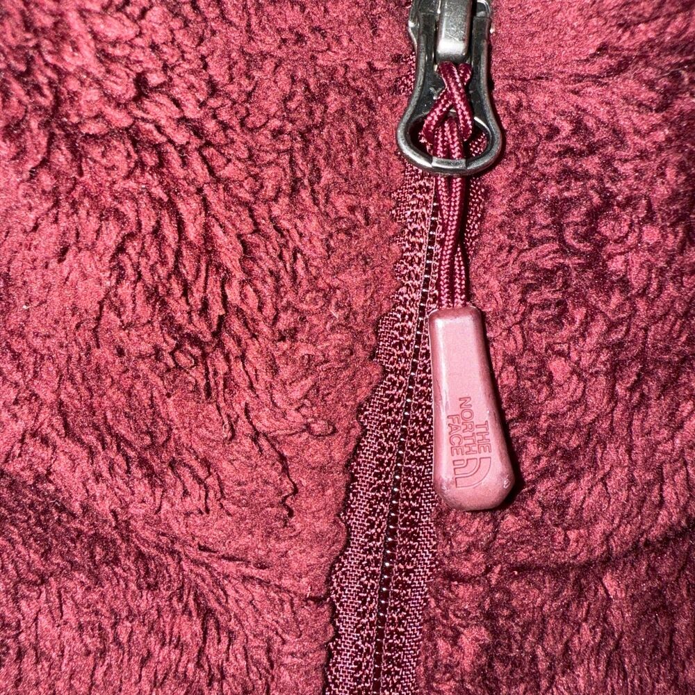The North Face Osito Fleece Jacket – Women’s Medium – Burgundy – Full-Zip - Picture 7 of 10